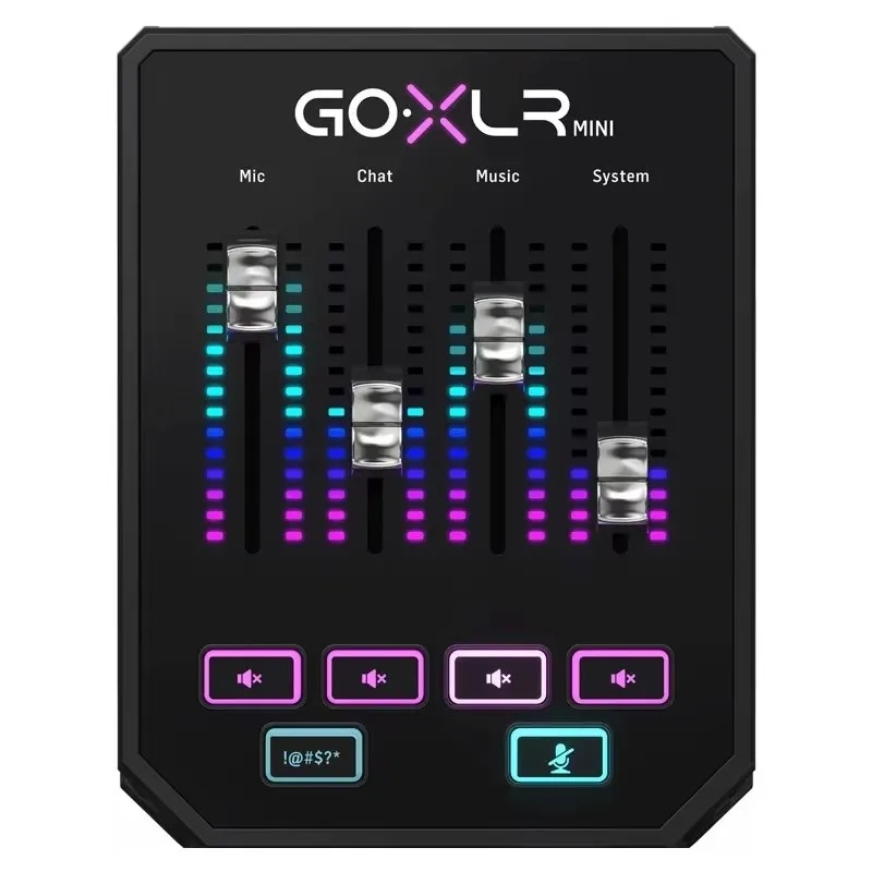 TC HELICON-Go XLR MINI Online Broadcast Mixer, Interface de