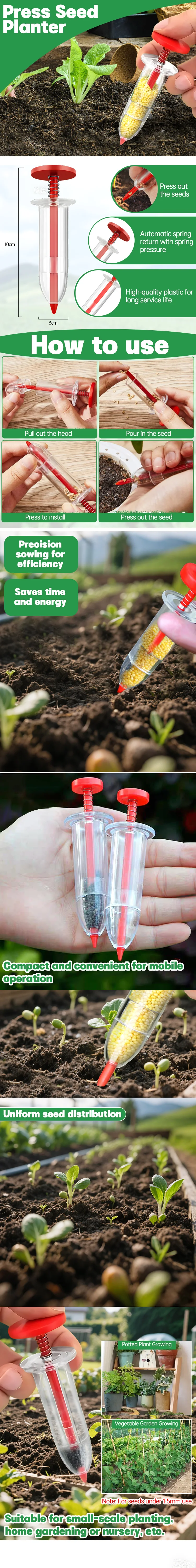 Adjustable Depth Garden Seed Sower S8659f074a1f648e9903433543c5d509aL