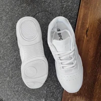 Hot Sale Women's Dance Shoes Breathable Leather Soft Soled Jazz Shoes Salsa Square Dance Practice Sneakers Modern Dance Shoes 1