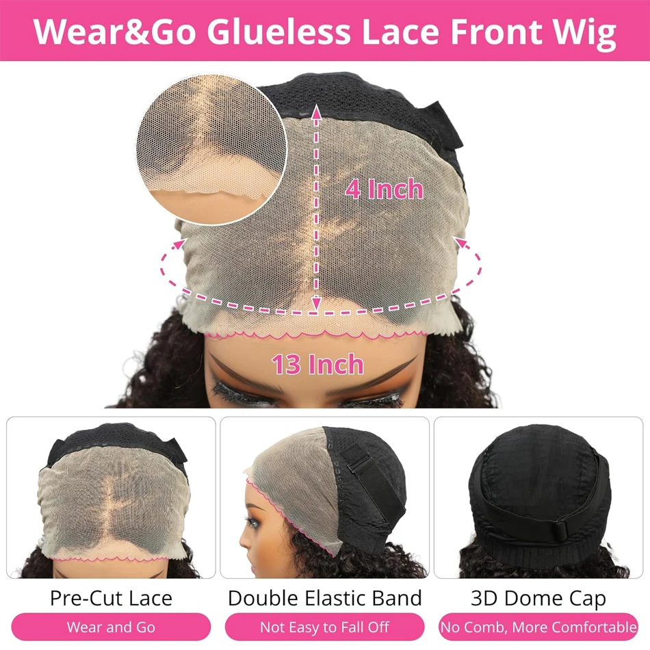 13X4 GluelessBob Wig