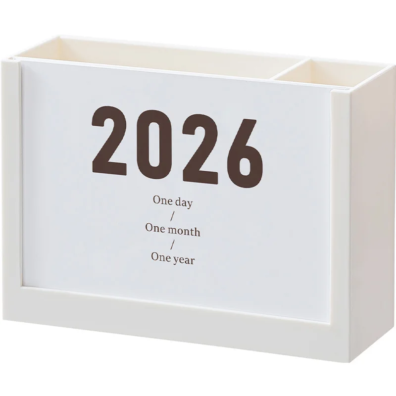 2026년 장 책상 달력 플랜 자기 수양 책상 달력 스탠드 창의적인 데스크탑 저널 정리함