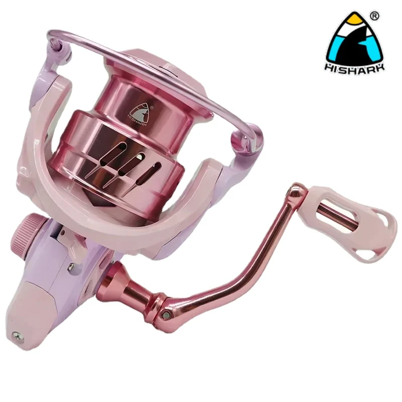 

Shark Fishing Made Easy with the Black CiXi Spinning Reel in Stunning Macaron Pink