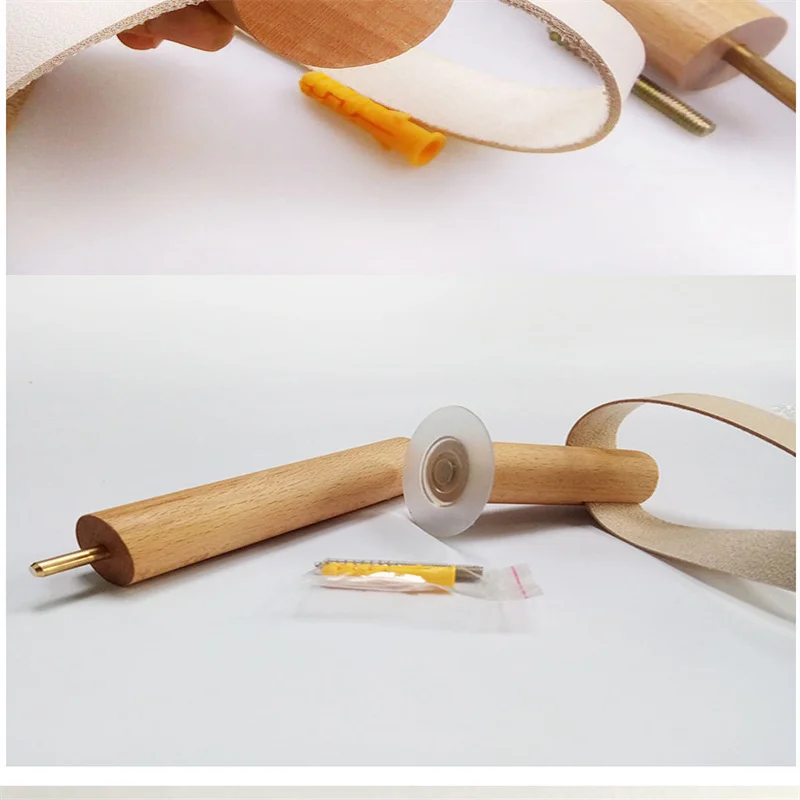 Punched Toilet Paper Holder Wall Mounted Tissue Beech Hemp Rope Towel Hanging
