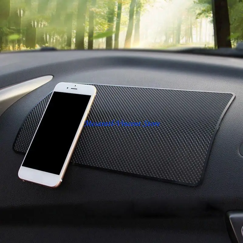 A70F Einfache Handy Halter Auto Dashboard Anti Slip Matte Non Slip Sticky Pad Silikon Non-slip Mount Halter – Detail 9