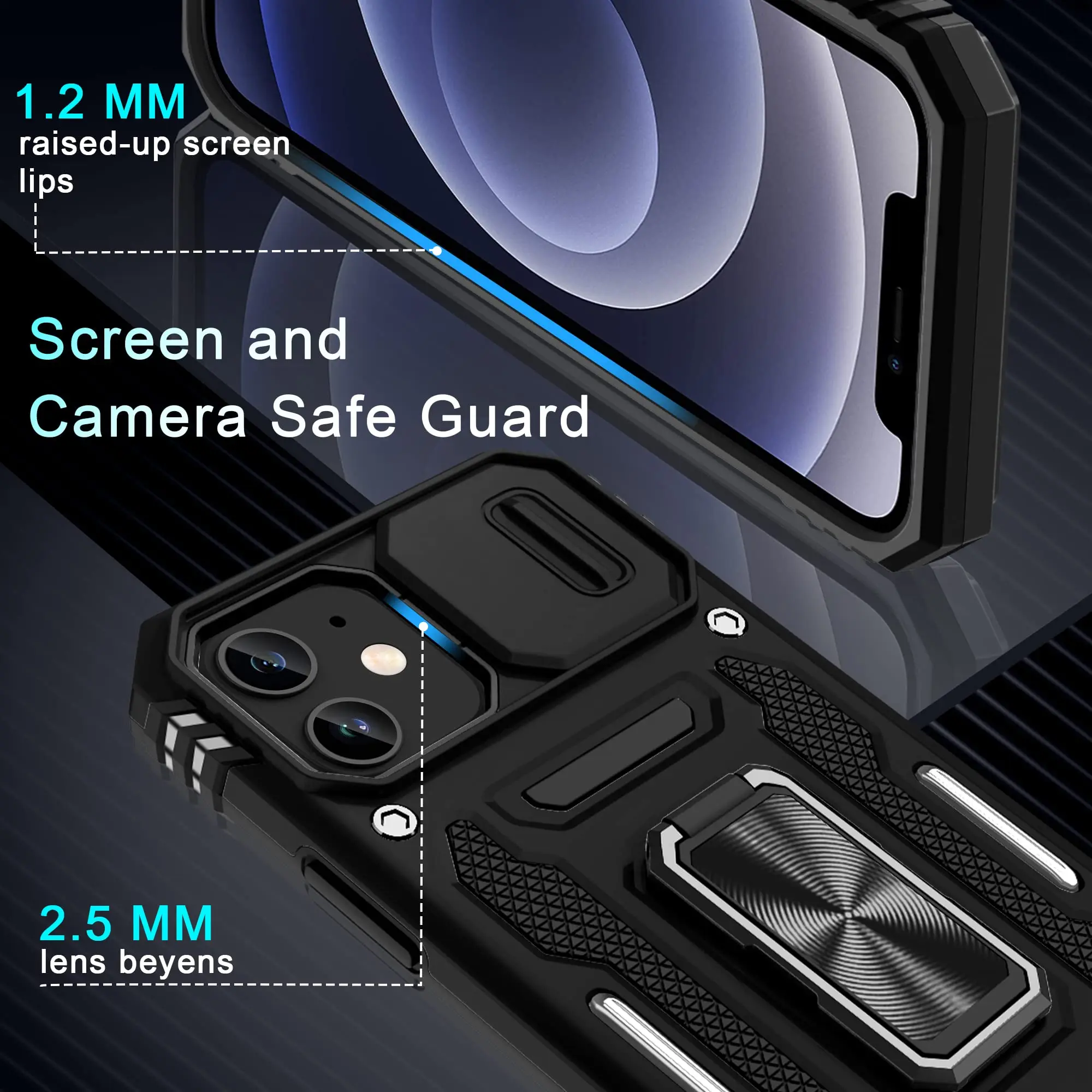 Military Grade Drop Proof Protection For iPhone 15 14 13 12 11 Plus Mini Pro Max X XS XR 7 8 Cover_voghion.com