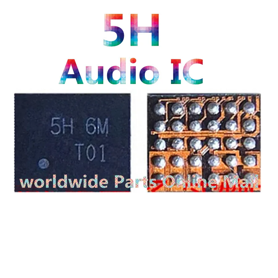 

5pcs-30pcs 5H 6M Audio IC For Samsung A71 A715F Codec IC Ringing Music Sound Chip Start with 5H