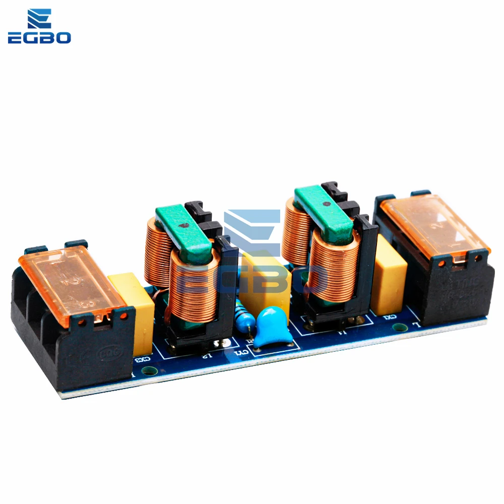 1PC 6A Filtro di Alimentazione EMI Ad Alta Frequenza 2 Stage di Alimentazione EMI Filtro Scheda Filtro passa-basso per la Conversione di Frequenza - Image 3
