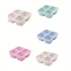 5pcs Wheat Straw Lunch Box Snack Compartment Box Nuts Candy Sealed Box Small Food Cake Fruit Refrigerator Fresh-keeping Box 2