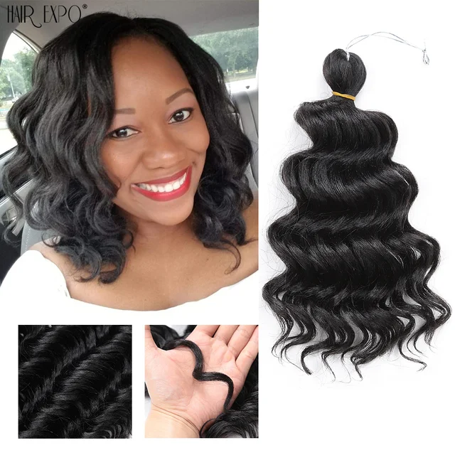 Deep Wave Hair Crochet Braids  Ocean Wave Crochet Hair Styles - Deep Wave  Crochet - Aliexpress