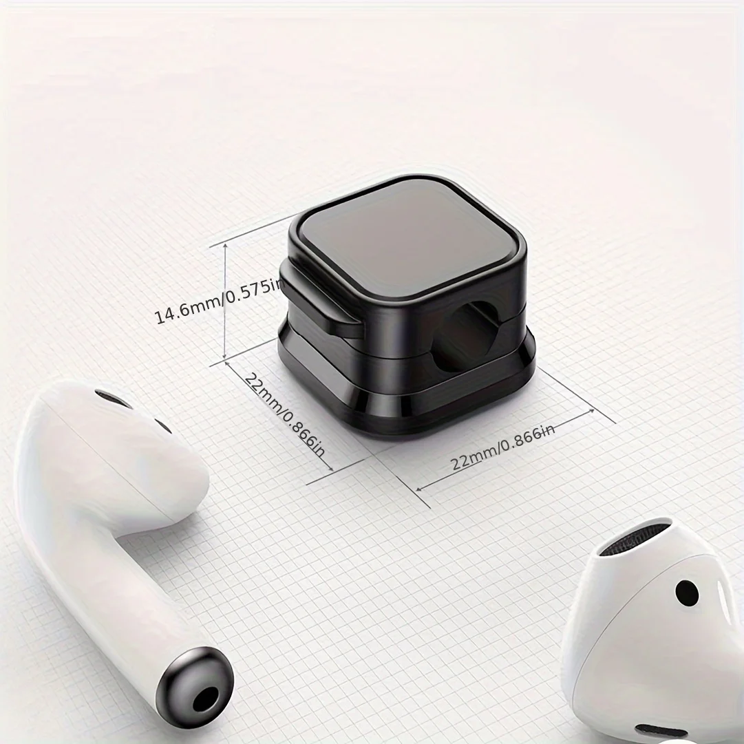 6 Pieces of Cool Magnetic Data Cable Storage Organizer and Charging Cable Holder-Keep Your Desktop Tidy