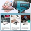 Cordless Electric Heat Gun Hot Air Machine Lithium Rechargeable Heating Equipment Home Power Tool with 3 Nozzles Hot Air Blower 2