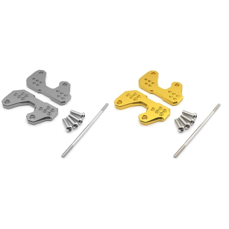 

Motorcycle Adjustable Rearsets Foot Pegs Mount Bracket Base For YAMAHA MT-03 MT03