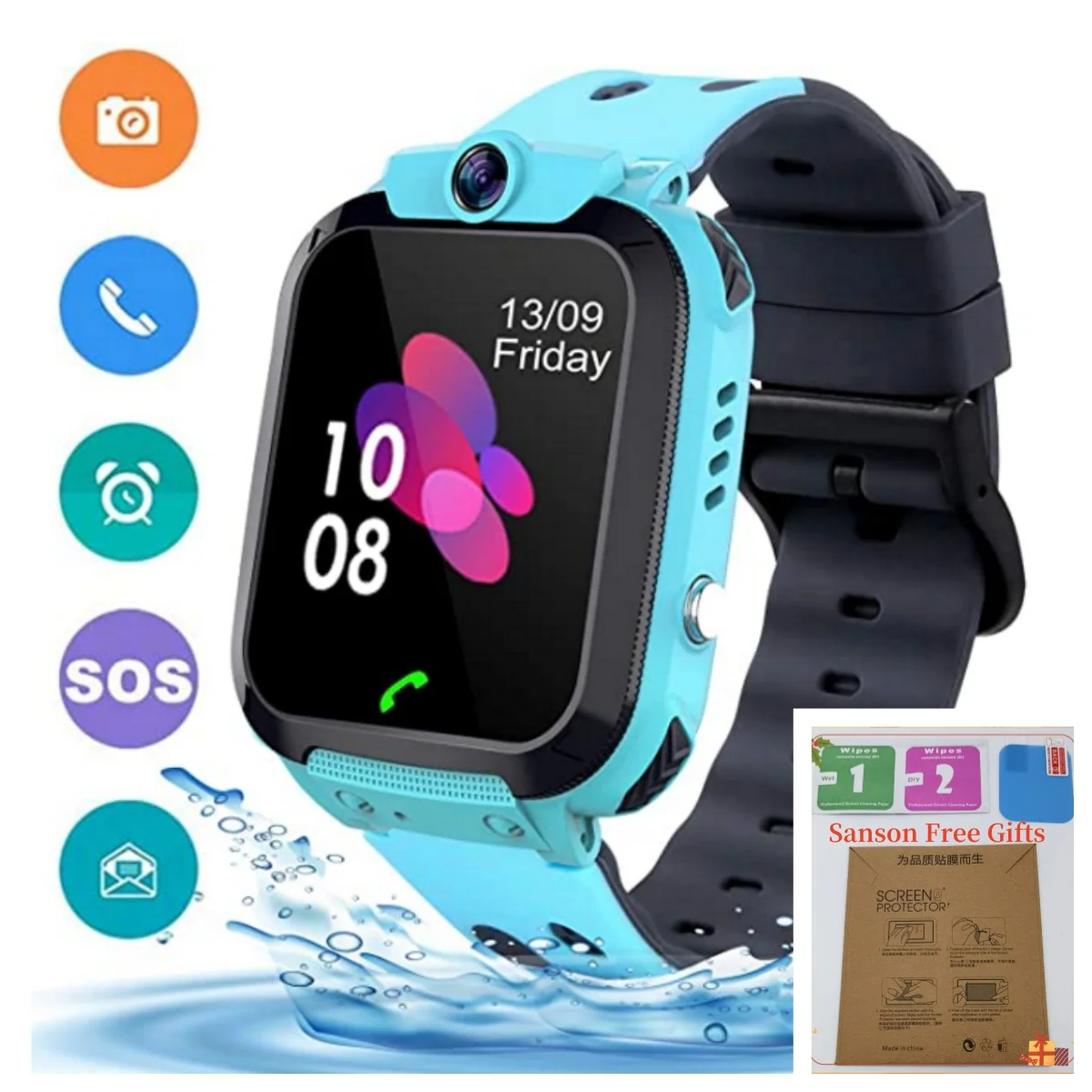 Children's Telephone Watch - Intelligent Photo Waterproof with SOS & Electronic Fence main image 1