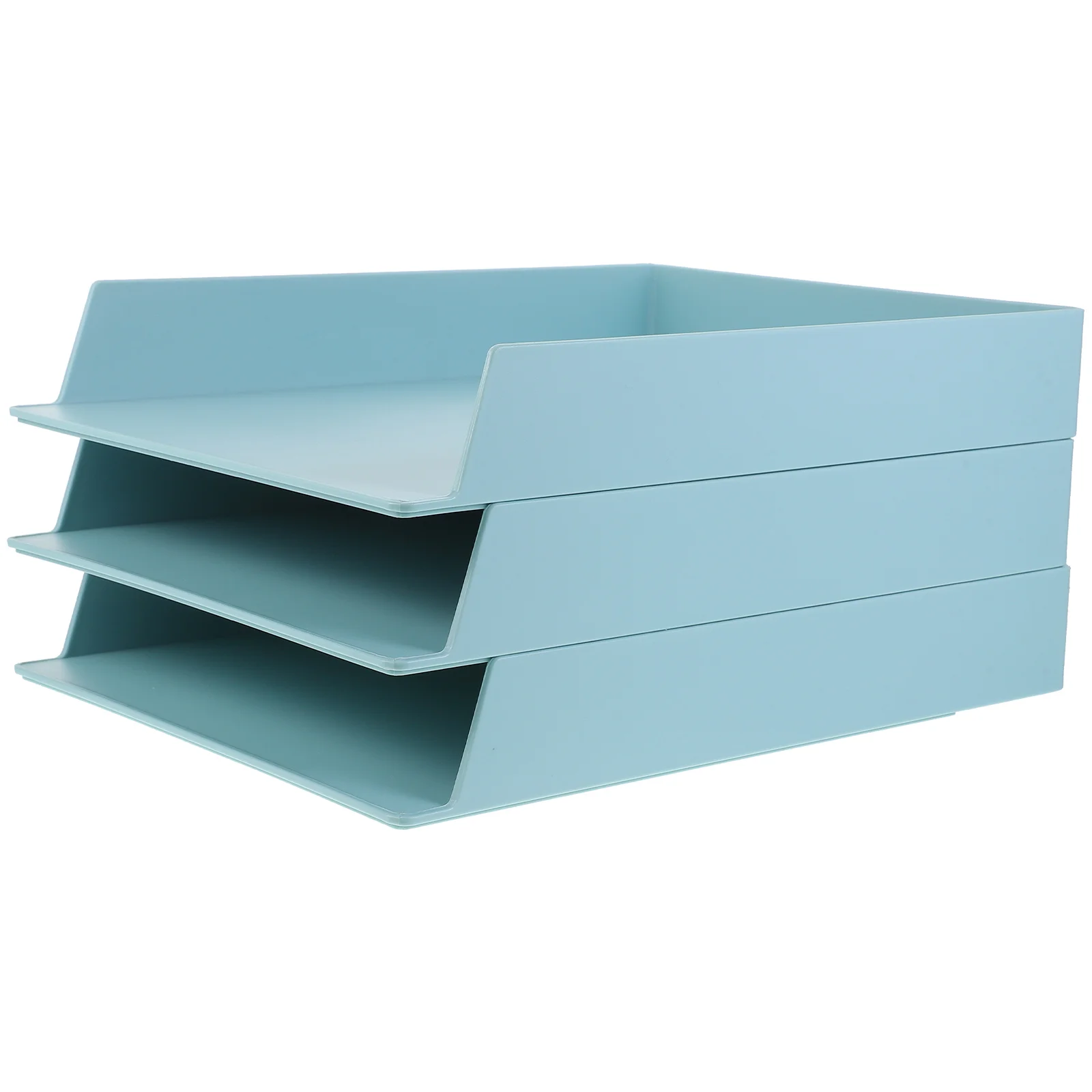 

3 Pcs Storage Shelves File Box Stationery Container Mesh Desktop Organizer Office
