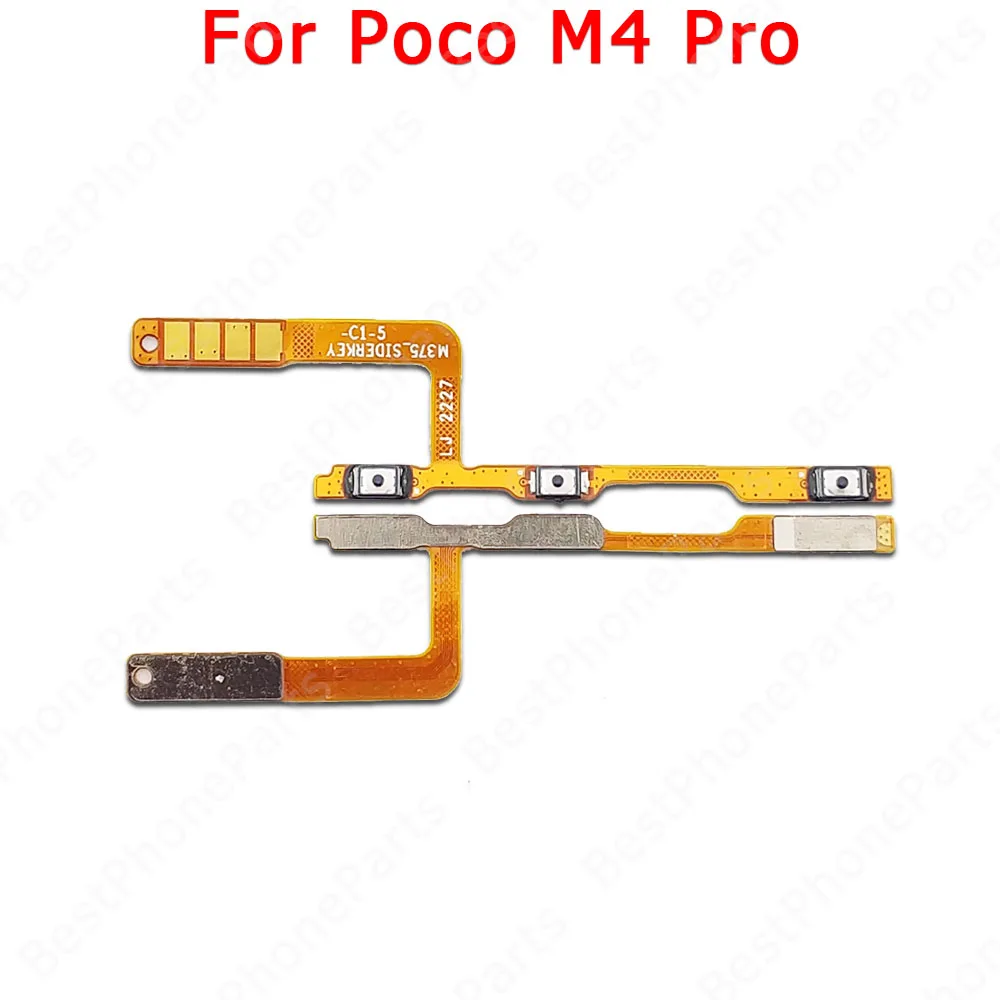 Enhanced Side Button Switch Volume Key Power On/Off Flex Cable Replacement Parts