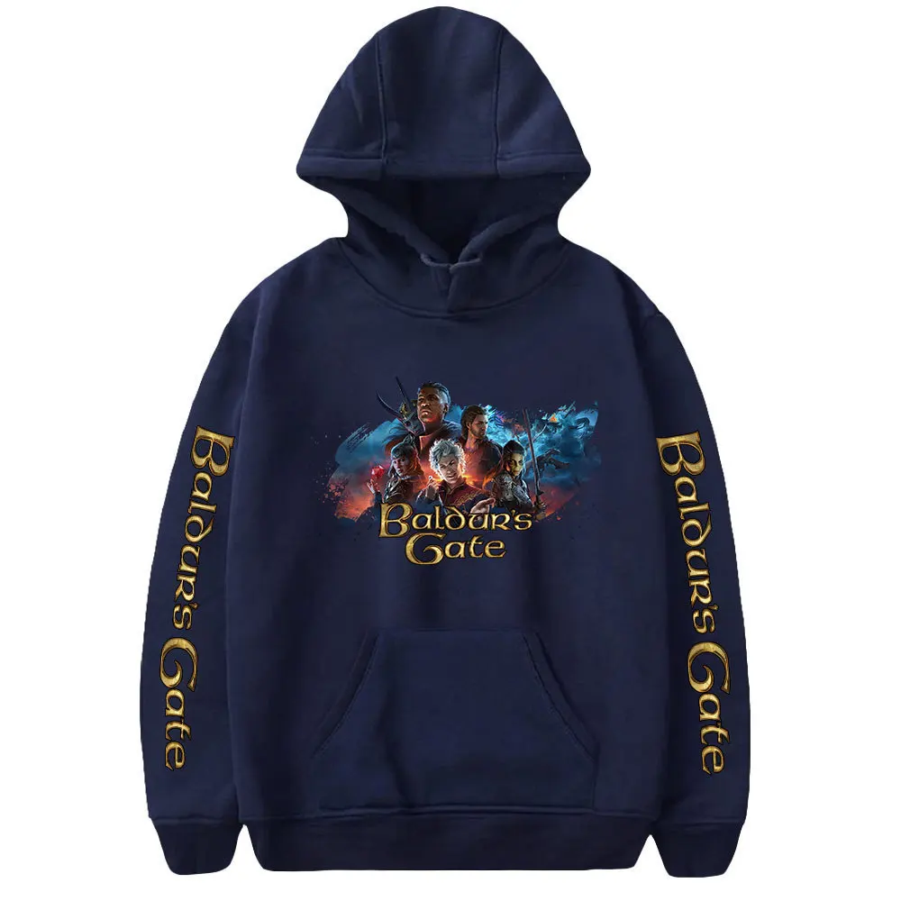 2023 New Baldur's gate3 Sweater 3D Print Loose Spring and Autumn Hooded Sweater Adult Hoodie Long Sleeve Sweater