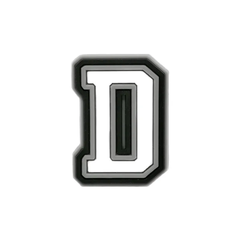 Wholesale PVC Shoe Accessories - White Letter Name Badges for Clogs, Pins, and Decorations