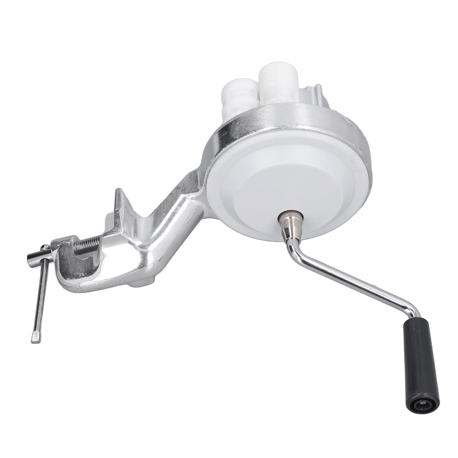 Manual Macaroni Maker Stainless Steel Silver Portable Hand Cranking Noodles Pressing Machine for Kitchen Restaurant Noodle Maker noodle press