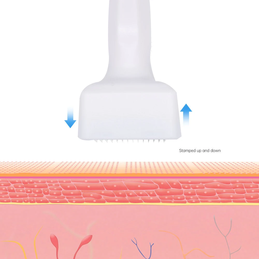 Derma Roller Derma Stamp 100 /140A Derma Stamp Roller Adjustable Needle Microneedle Derma Roller Microneedling Therapy Hair Growth Rolling System