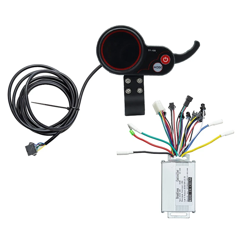 

TF-100 LCD Display+36V 48V 350W BLDC Electric Scooter Controller Kit Brushless Controller For Electric Scooter Parts