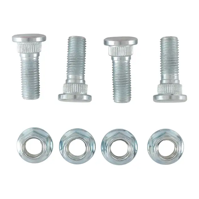 Caltric 8-Pack Wheel Hub Stud Bolts For Yamaha Wolverine 450 & Other ATV Models (2006-2010)
