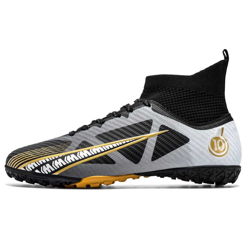 Football Shoes Men Football Boots Soccer Shoes Ultralight FG/TF Soccer Cleats Boys High Top Grass Training