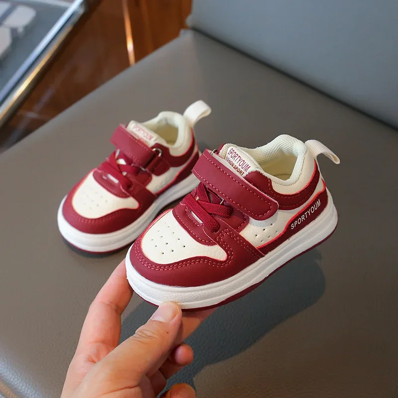 Fashion Design Baby Sneakers Spring Autumn 0-6 Years Kids Casual Sport Shoes Soft Patchwork Color Baby Toddler Boy Girl Shoes 4