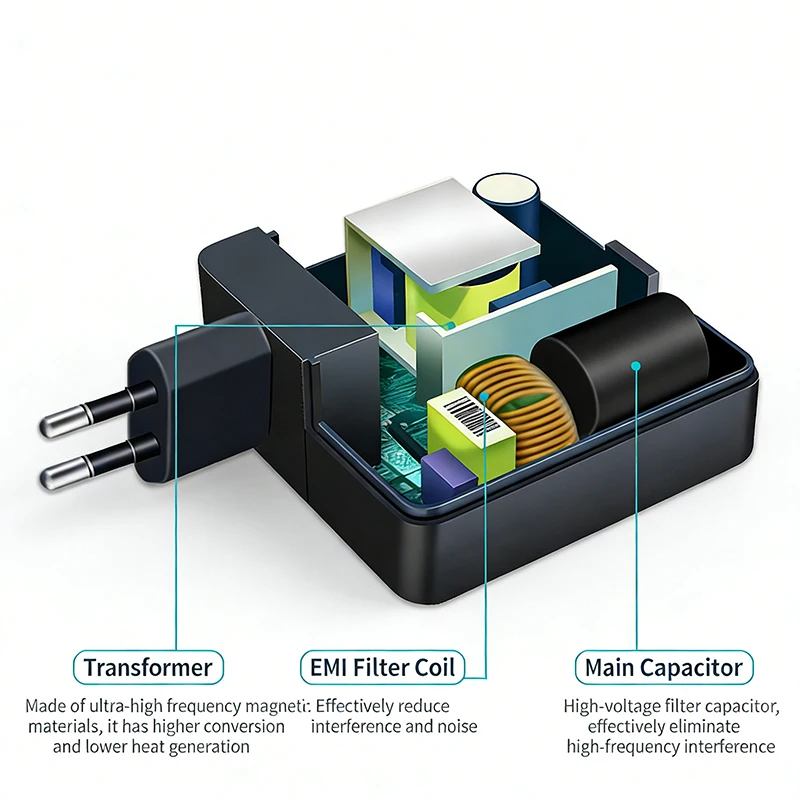 Compact 45W 19V 2.37A Universal Laptop Charger with 4.0*1.35mm Port