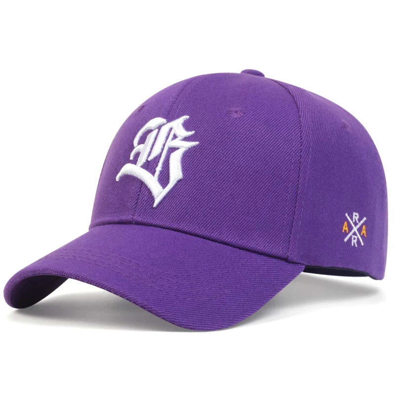 Unisex Baseballkappe mit B-Buchstaben-Stickerei für Frühling und Herbst, Verstellbare Freizeitmütze, Hip-Hop Sonnenschutzkappe – Detail 8
