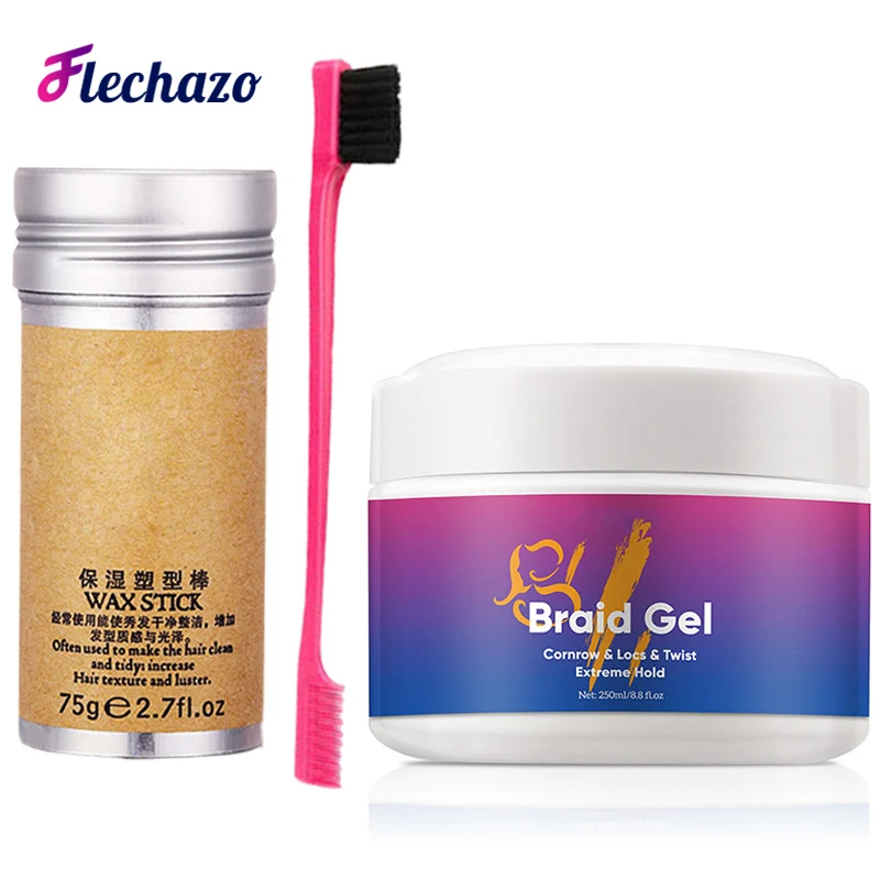 

Flechazo Braid Gel Edge Control Gel Hair Wax Stick With Personal Logo Customize