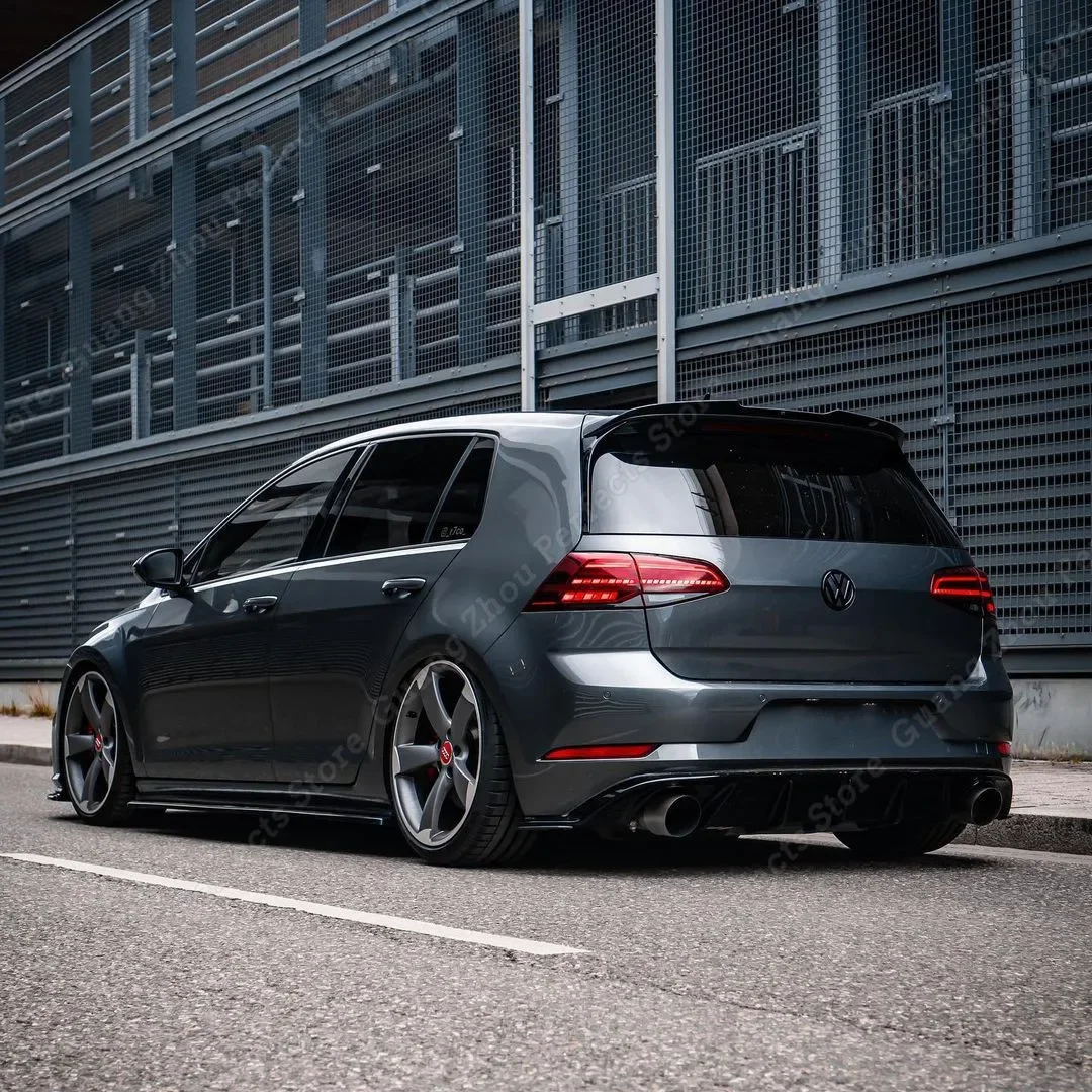 Heckdachs poiler flügel für vw golf 6 7 7,5 vi vii mk6 7 7,5 gti gtd r 2009-2020 glänzend schwarz maxton stil body kits tuning