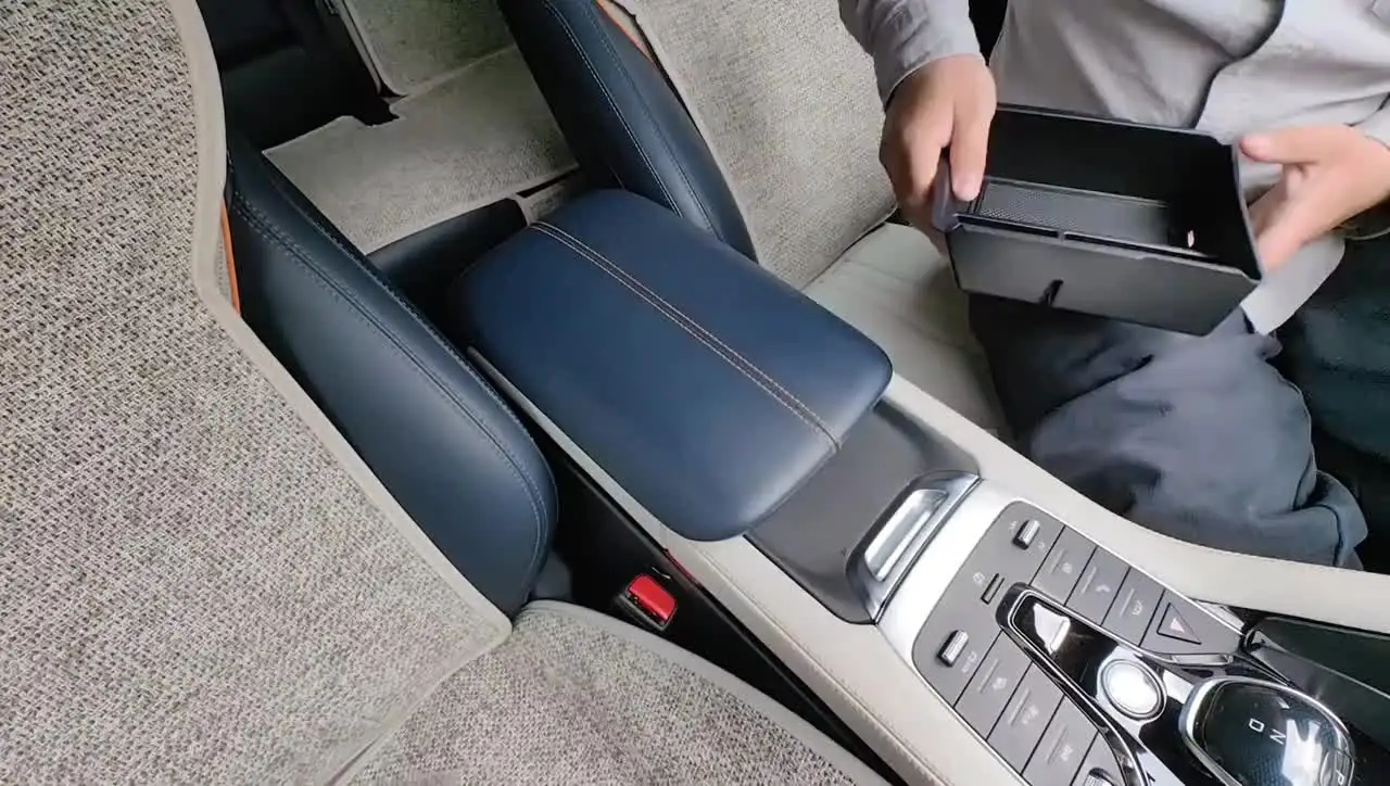 Organiseur Accoudoir BYD Song Plus DM-i EV Seal U - Boîte Rangement Console Voiture