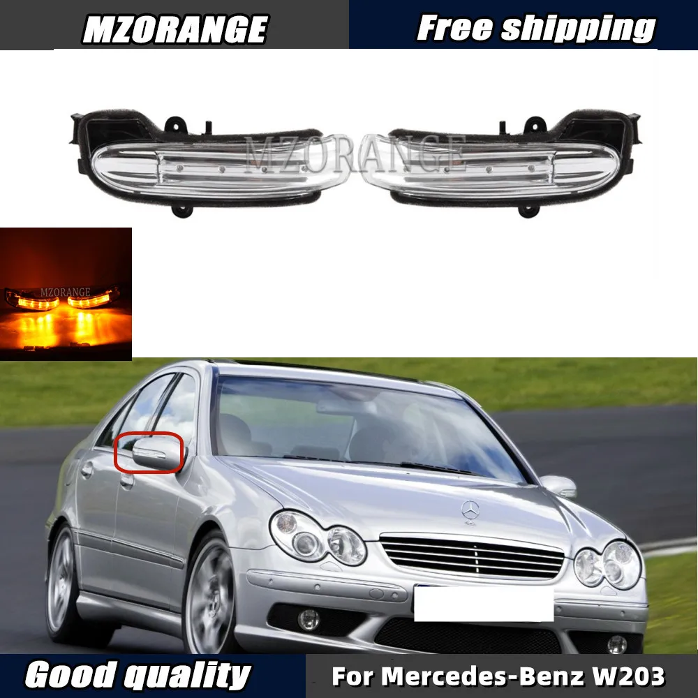 

LED Side Mirror Light for Mercedes-Benz W203 4 Door 2004 2005 2006 2007 Rearview Mirror Turn Signal Light Door Wing Lamp