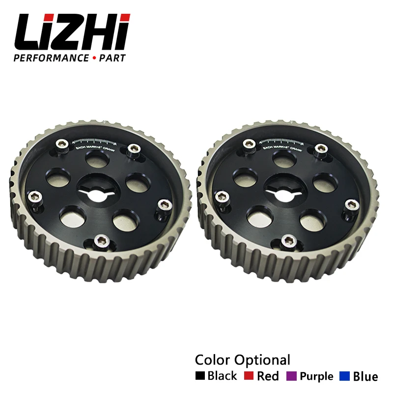 Polea De Engranaje De árbol De Levas Ajustable Para Suzuki Swift GTI/GTS 1.3L G13B (1986-1999) - Color Azul