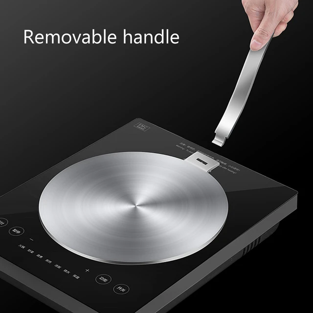 Cuisinière à induction Diffuseur de chaleur en acier inoxydable  Plaque  d'adaptateur de cuisinière à induction-Pièces de batterie de  cuisine-Aliexpress