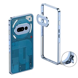 Luxury Metal Frame Heat Dissipation Shockproof Bumper Case (Blue For Phone 3A)