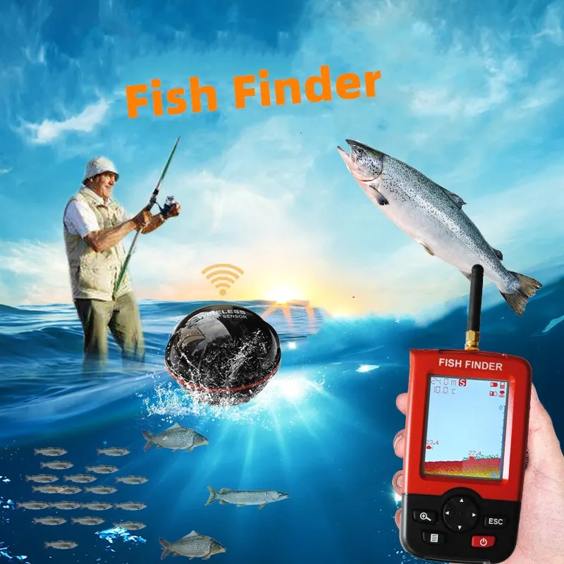 Détecteur de poissons portable sans fil FindFish XJ01 sonar échosondeur pour accessoires pêche