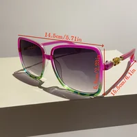 Retro Two-Tone Fashion Sunglasses 4
