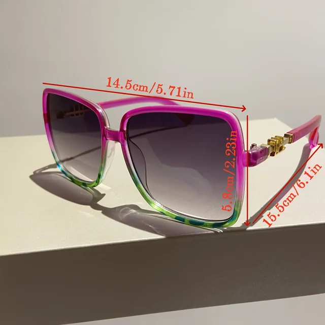 Retro Two-Tone Fashion Sunglasses 4