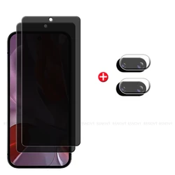 Privacy Protection 6 - in - 1 Tempered Glass Screen Protector with 9H Anti - Spy Shield - Google Pixel 9a (2 Glass and 2 Lens)