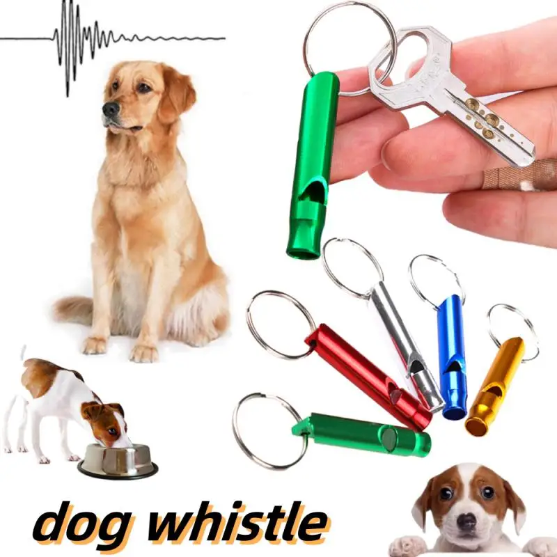 Dog Whistle To Stop Barking Device Dog Copper Silent Ultrasonic Training Flute Stop Barking For Pet Supplies Sound Trainer Tool
