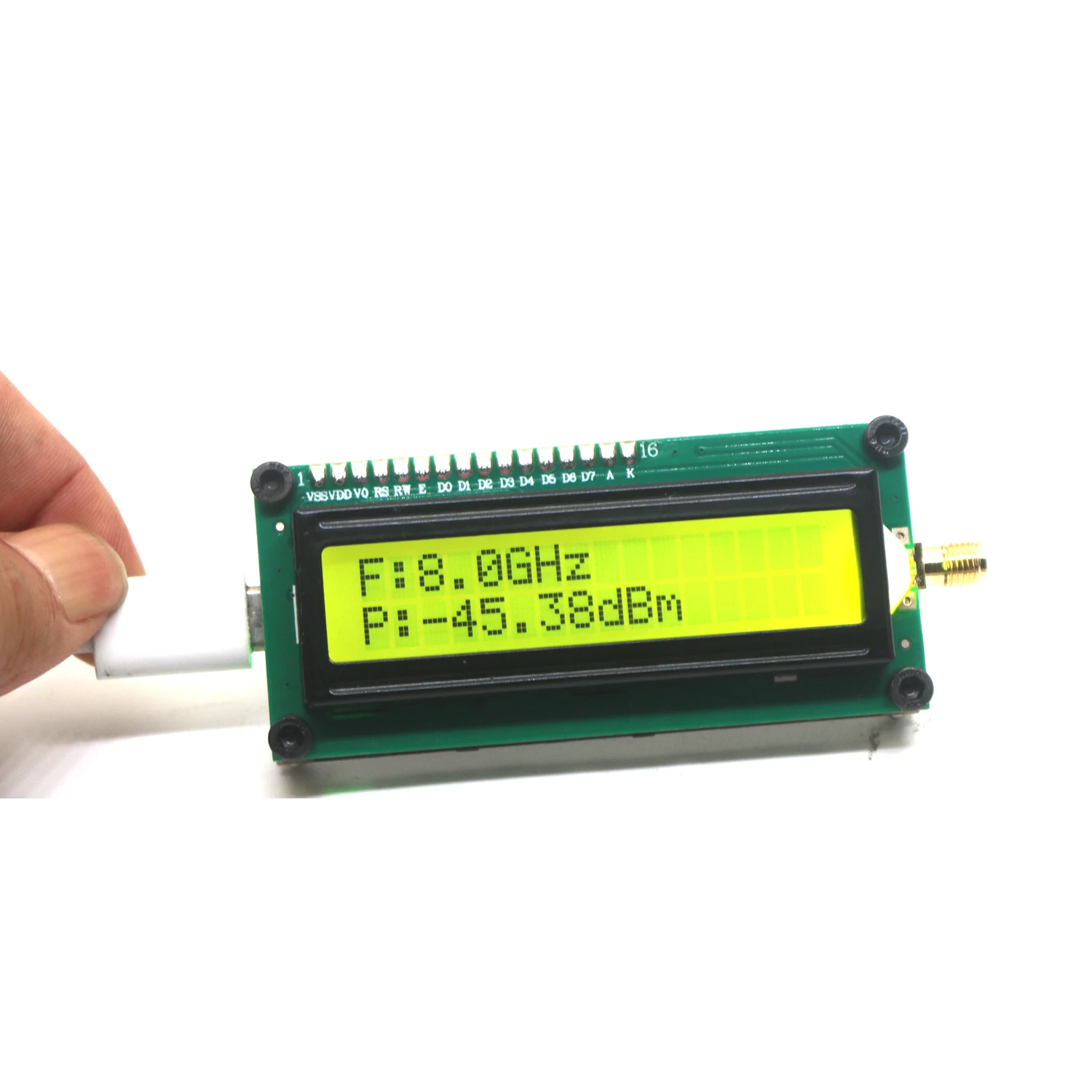 1Mhz-8Ghz AD8319 RF Power Meter ARW227 24Bit ADC High Precision Radio Antenna Amplifier Signal Detector 915M 1.2G 1.5G 2.4G 5.8G rf amplifier