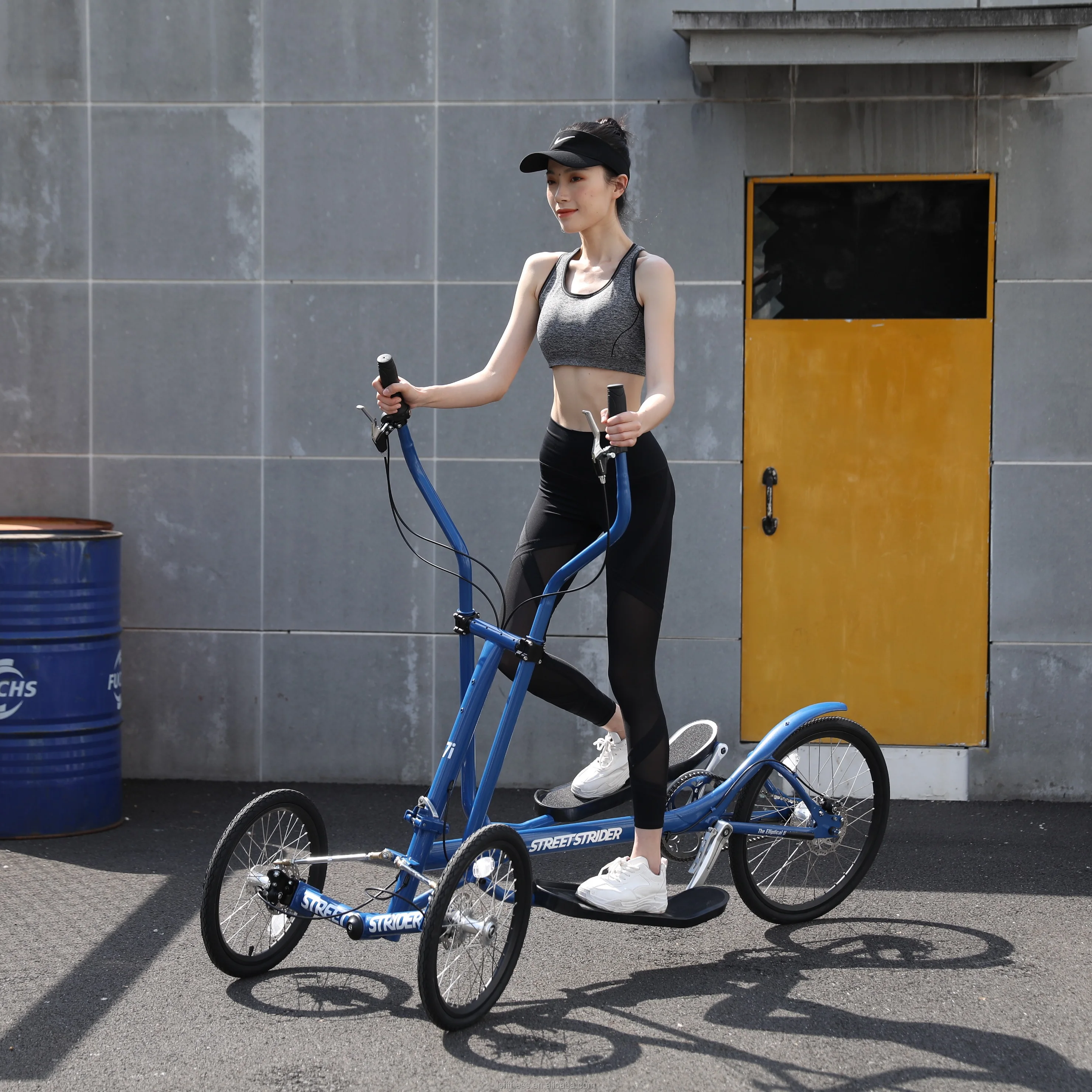 SD-7i Streetstrider 3-wheel Lean-to-steer System Home and Outdoor 7-speed Foldable shimano Bike Exercise Elliptical Bikes