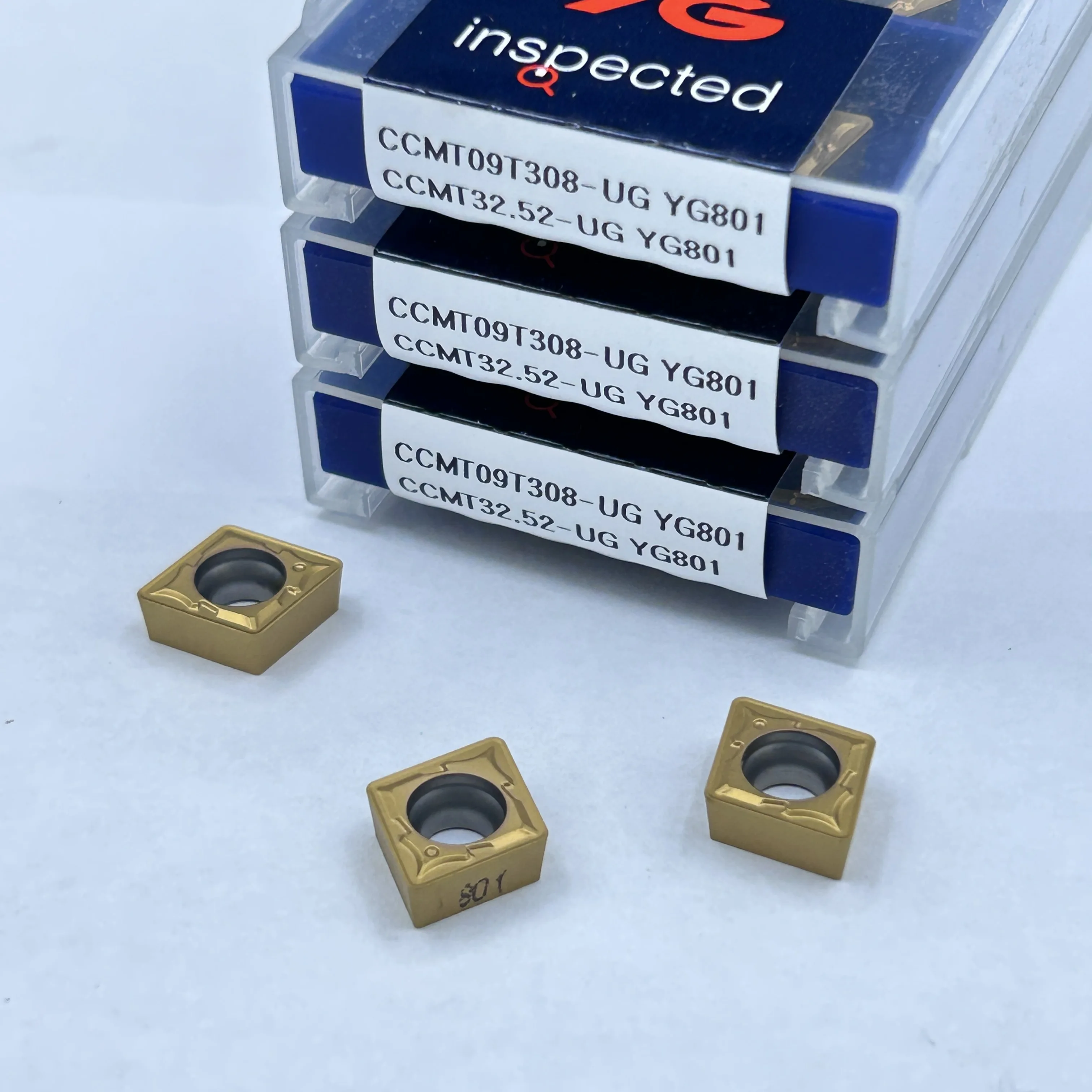 

CCMT09T304-UG CCMT09T308-UG CCMT09T312-UG YG801 CCMT Carbide Insert