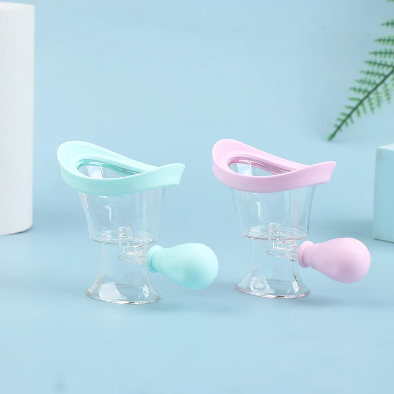 Silicone Eye Wash Cups Eyes Cleaner Flushing Rinse Cups Bath Eyewash For Elderly Women Men Children students 2 colors eyewash cup