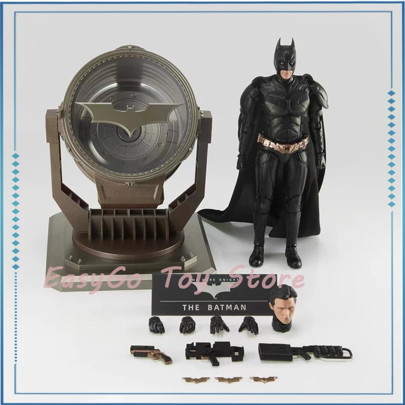 18Cm Modoking Kit Modello Batman Figura Lampada Batman The Dark Knight Batman Figurine Mobili Modello 1/12 Armatura Vestito Pipistrello Giocattoli Reg