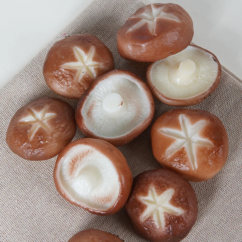 

4 шт., декоративные грибы Shiitake для вечеринок