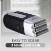 Kemei Powerful Electric 3 Foil Shaver Triple Head Shaving Machine Men Rechargeable 3 Blades Razor Barber Bald Head Beard Trimmer 5