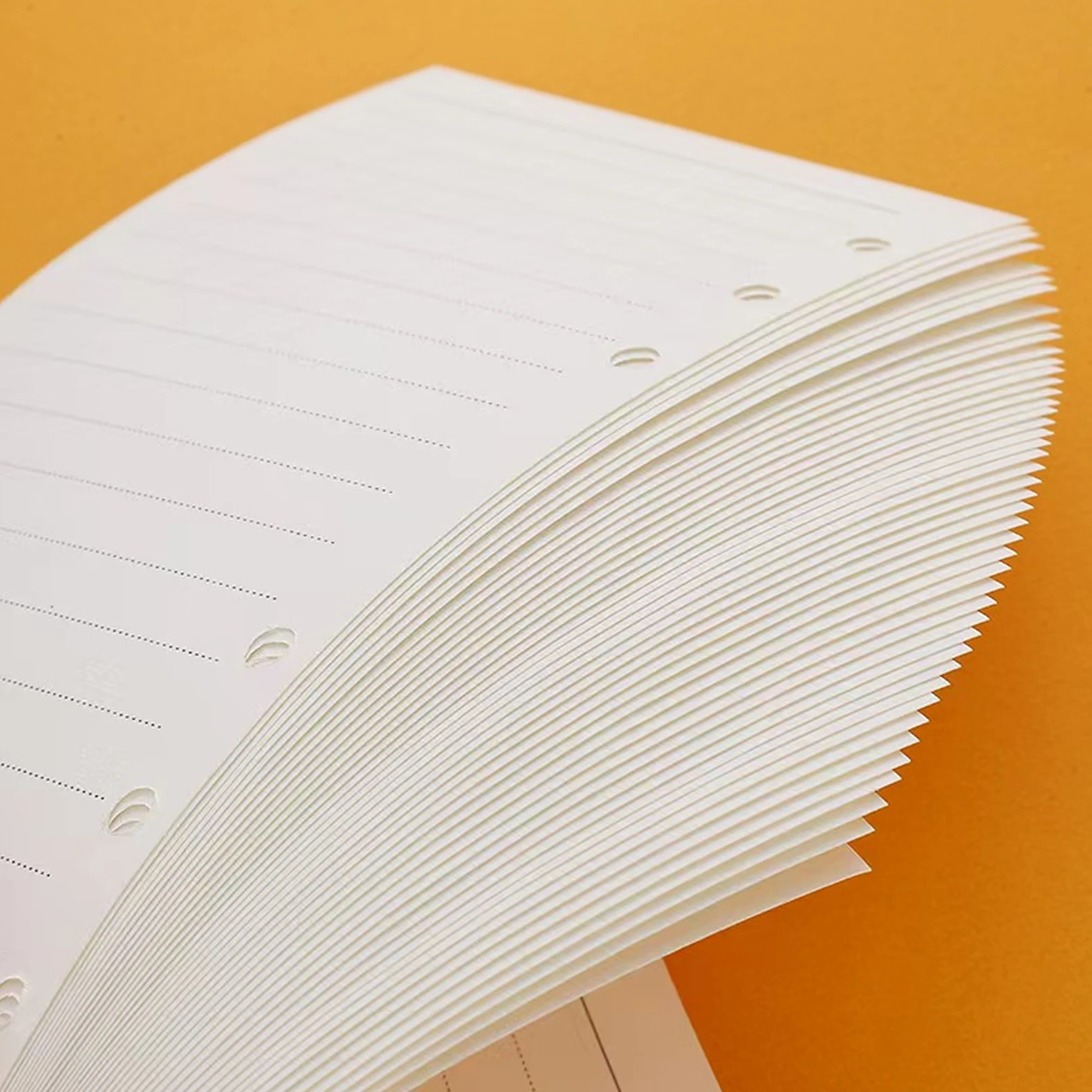 A6 6-Hole Loose Leaf Refill Paper (45 Sheets), Lined/Grid/Dot/Blank Binder Paper, Essential for School, Office & Back to School - 3