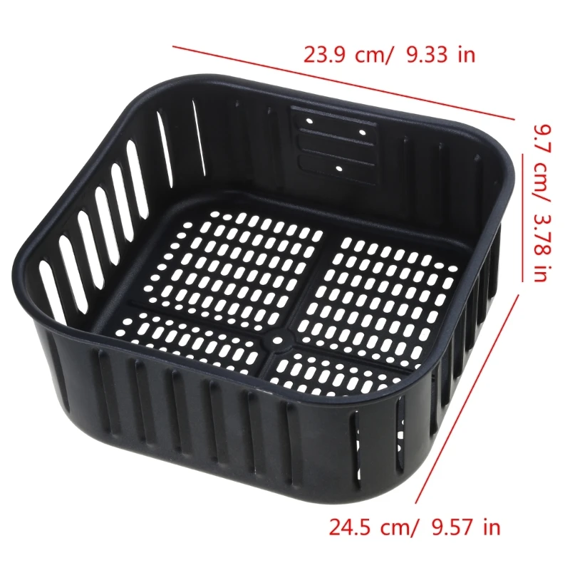 KX4B Durable Air Fryer 5.8QT Basket Nonstick Replacement Basket for CP158-AFCS158AF